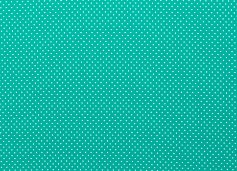 Preview: Baumwollstoff Punkte kräftiges smaragd (10 cm)