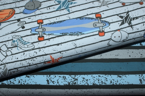 Preview: Jersey Coool Boards Kombi blau/grau (10 cm)