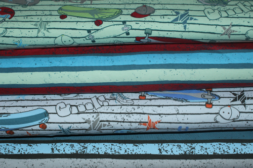 Preview: Jersey Coool Boards Kombi blau/grau (10 cm)