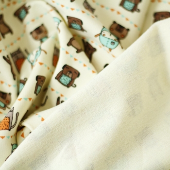 Preview: Sommersweat Stoffonkel Freunde für immer (10 cm)