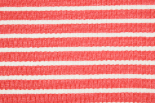 Preview: Jersey  Campan koralle/ecru (10 cm)