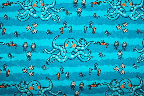 Preview: Hilco Jersey Bluebeard türkis (10 cm)