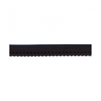 Elastisches Falzgummi Bögen schwarz (1 m)