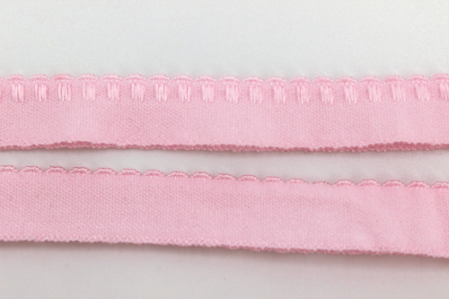 Elastisches Falzgummi Bögen rosa (1 m)