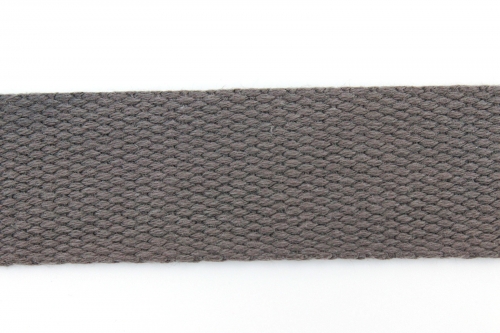 Preview: Gurtband Baumwolle 30mm dunkelgrau (1 m)