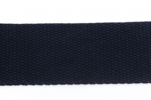 Preview: Gurtband Baumwolle 40mm nachtblau (1 m)