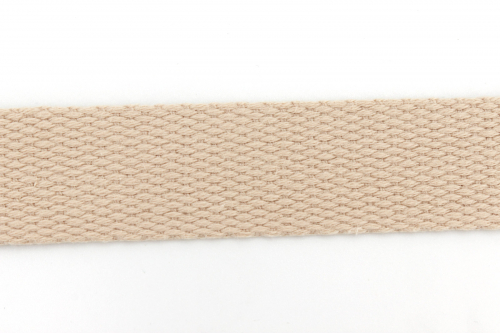 Preview: Gurtband Baumwolle 25mm natur (1 m)