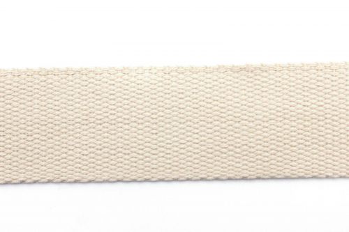 Preview: Gurtband Baumwolle 40mm natur (1 m)