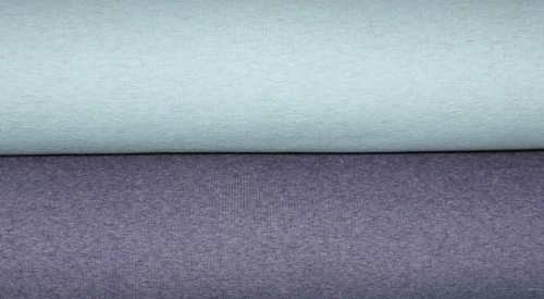 Preview: Alpenfleece/-sweat Mila blau meliert (10 cm)