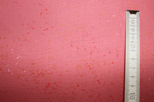 Preview: Designer- Baumwollstoff Ruby Star Society Speckled sorbet metallic (10 cm)