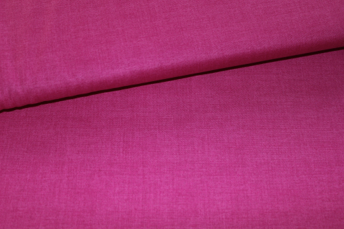 Designerbaumwollstoff Linen Texture - azalea (10 cm)