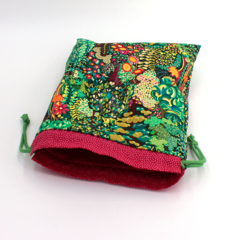 Preview: Projektbeutel / Handarbeitsbeutel mit Kordel Paradiso AVALON