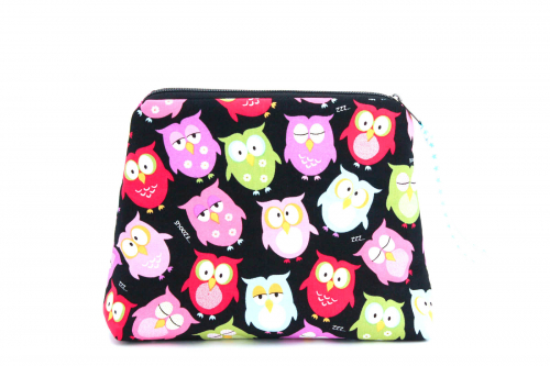 Preview: Kosmetiktäschchen, Schminktasche Nachteule