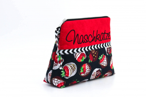 Preview: Kosmetiktäschchen, Schminktasche Naschkatze