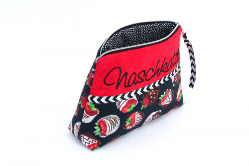 Preview: Kosmetiktäschchen, Schminktasche Naschkatze