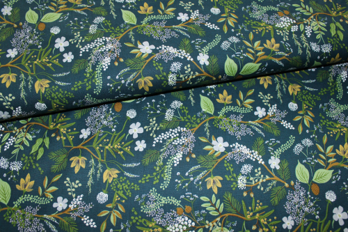 Designerbaumwollstoff English Rose (10 cm)