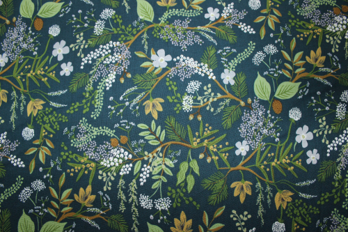 Preview: Designerbaumwollstoff English Rose (10 cm)