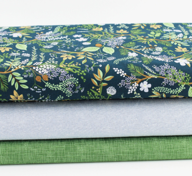 Preview: Designerbaumwollstoff English Rose (10 cm)