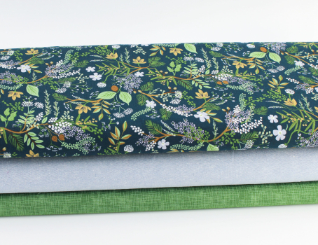 Designerbaumwollstoff English Rose (10 cm)