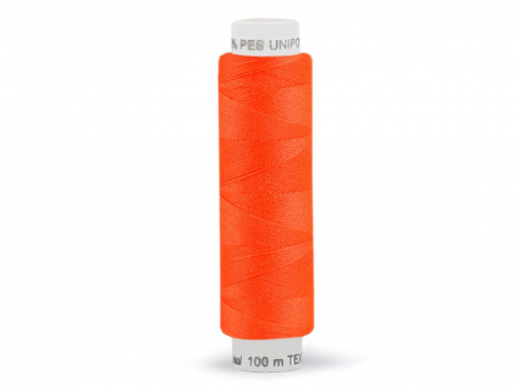 Nähgarn Standard - neonorange 100 m