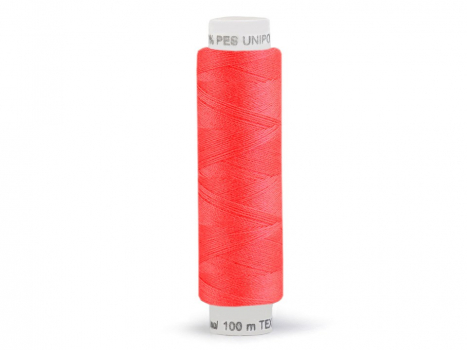 Nähgarn Standard - warmes neonpink 100 m