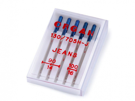 Jeans Nähmaschinennadeln 130/705 H in zwei Größen