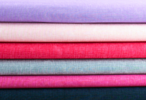 Preview: Designerbaumwollstoff Quilters Linen - Lilac  (10 cm)