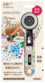 Preview: Rollschneider OLFA 45 mm, RTY-2/G - FLOWER ( Limited Edition) (1 Stück)