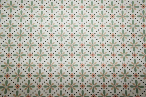 Preview: Designerbaumwollstoff Vintage Charm Tea Time (10 cm)