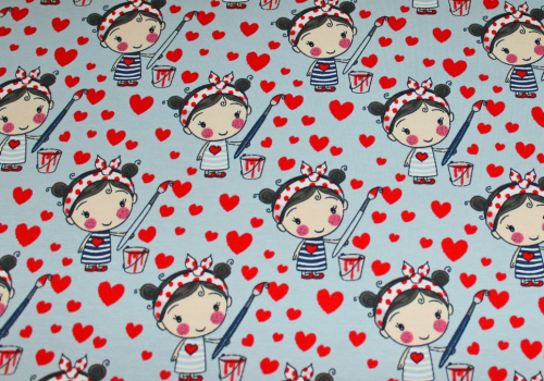 Jersey Cute Girl grau (10 cm)