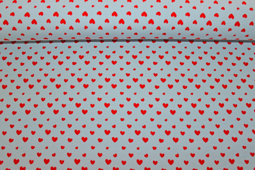 Jersey Painted Hearts grau (10 cm)