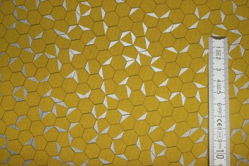 Preview: Designerbaumwolle Shimmer On Olive  (10 cm)