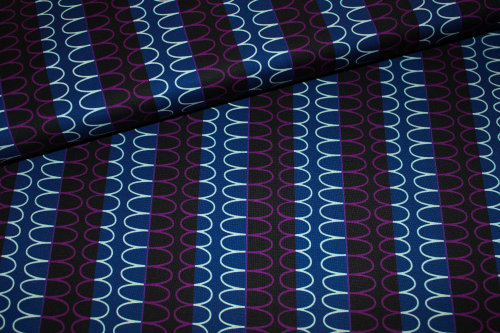 Designerbaumwollstoff Boundless Binding brombeere (10 cm)