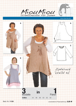Schnittmuster Lenja XL V 325