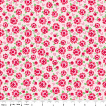 Stoff Lovey Roses (10 cm)