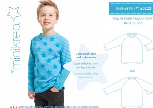 Schnittmuster Raglan Shirt 50222
