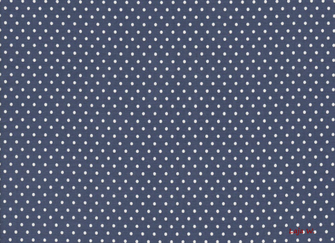 Stretch- Jersey Pünktchen jeansblau (10 cm)