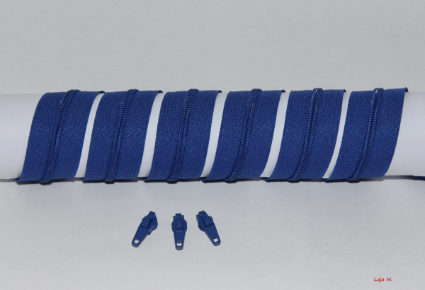 Reißverschluss endlos royalblau (1m)