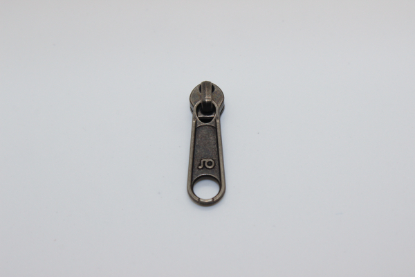 loser Bügelschieber altsilber schmal