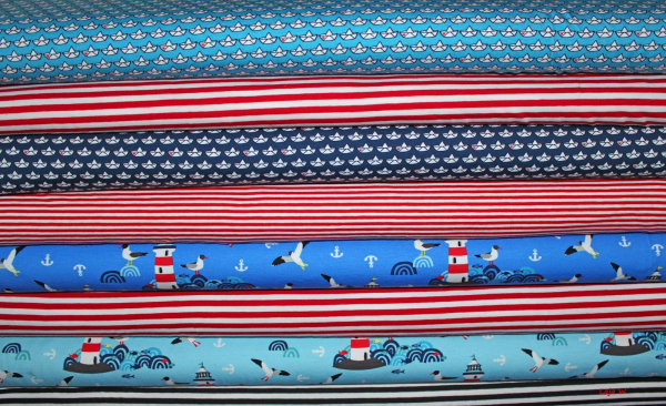 Jersey Loveboat kräftiges türkis (10 cm)