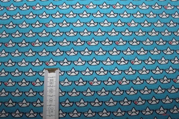 Jersey Loveboat kräftiges türkis (10 cm)