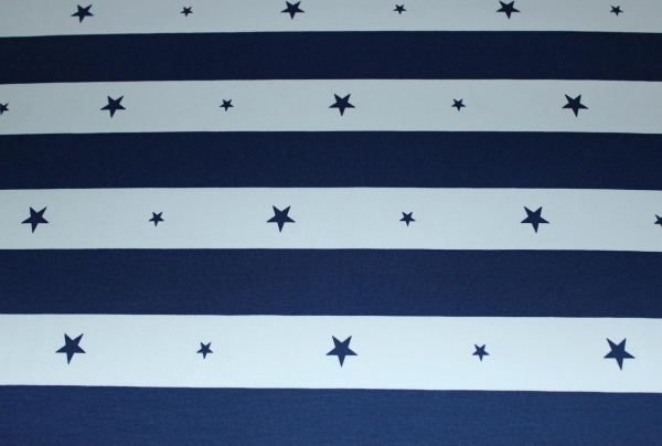 Jersey Navy White Star  (10 cm)