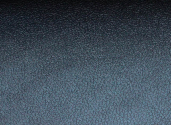 Metallic - Kunstleder dunkleres blau (10 cm)