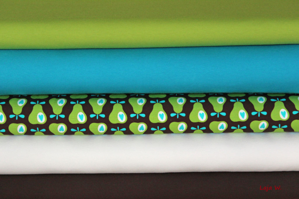 Jersey "Simply Pears" braun (10 cm)