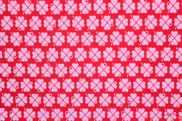 Jersey Klee byGraziela rot/rosa (10 cm)