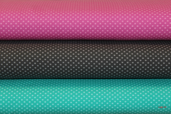 Jersey Punkte Mini anthrazit/grau (10 cm)