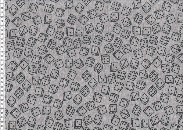 Sommersweat Würfel angerauht (10 cm)