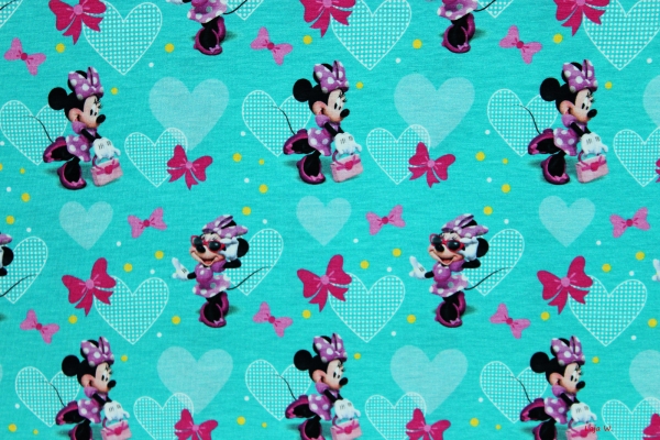 Jersey Minnie Mouse türkis (10 cm)