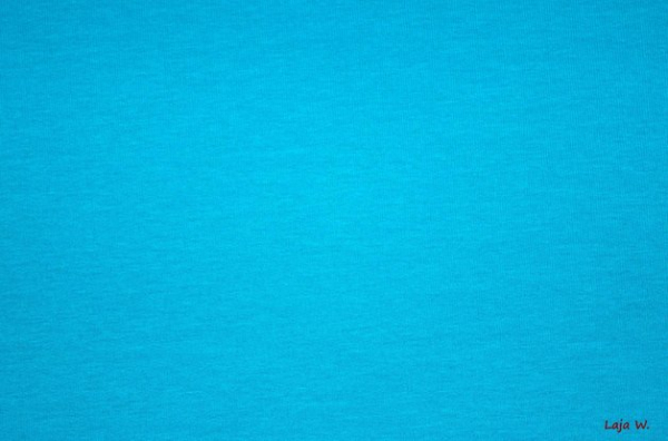 Sommersweat angerauht türkis (10 cm)