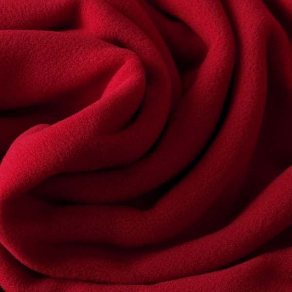 Microfleece Premium rot (10 cm)